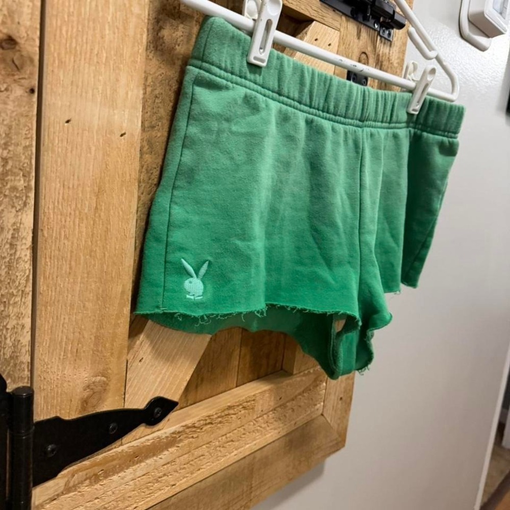 Green playboy by pacsun shorts - Picture 2 of 4